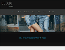 Tablet Screenshot of duccio.co.uk